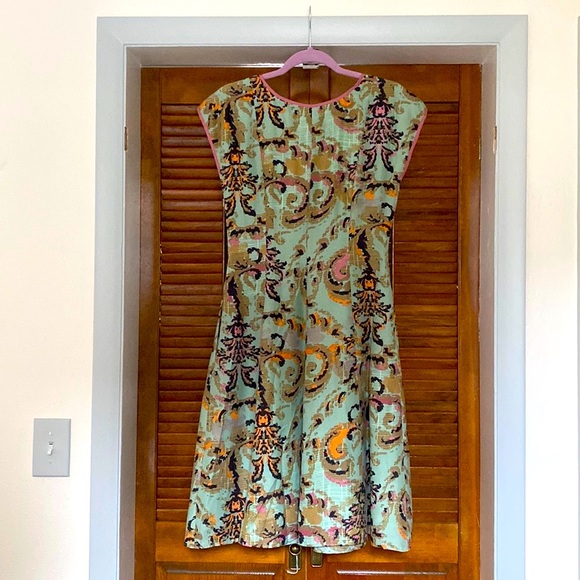 🪷Sundance🪷Silk Jacquard Dress - Picture 3 of 9